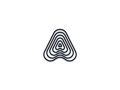 Letter A : 36 days of type A 2020 36daysoftype a logo abstract