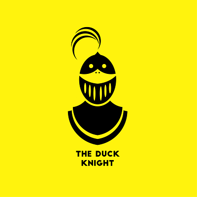 The Duck Knight 🦆 brand identity branding duck logo logo logo concept logo inspiration logodesign logos minimal negative space logo