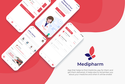 Medipharm app app design ios pharmacy ui ux