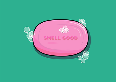 Smell Goody adobe adobe illustrator design graphic green illustration illustrator illustrator design soap vector vector art