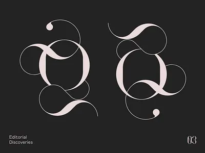 Editorial Discoveries 03 editorial serifs typedesign typelayout typography