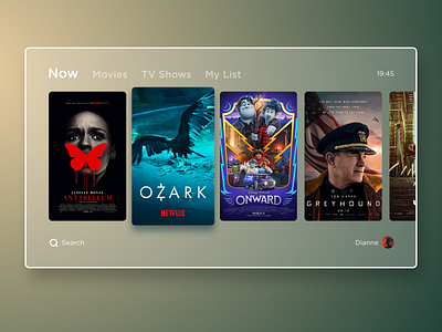 Daily UI #025 app dailyui tv tv app ui uiux