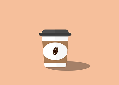 Coffee Mug cartoon cartoon character cartoon illustration character design flat flat design flat design flat illustration flatdesign illustration minimal minimalist