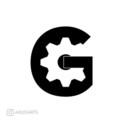 G for Gear branding design illustration logo minimal typography vector