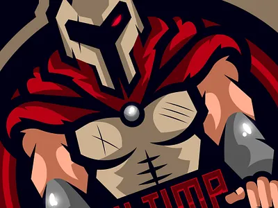 SPARTAN MASCOT LOGO branding design esports gaming identity illustration logo logotype mascot mascotlogo