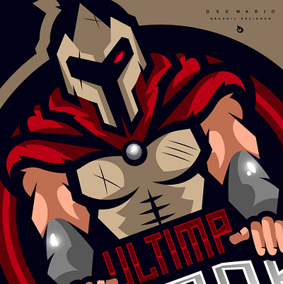 SPARTAN MASCOT LOGO branding design esports gaming identity illustration logo logotype mascot mascotlogo