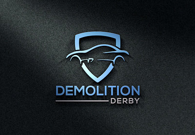 Demolition Derby Car selling company logo advanture logo analytical method avarest logo best logo 2019 best logo 2020 brand branding car car logo car rental character clar clean concept design flat illustration logo stationery tread trendy logo