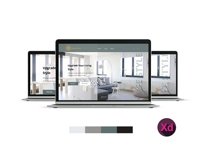 Modern Furniture Website adobexd dailyui landingpage uiux website design xd design