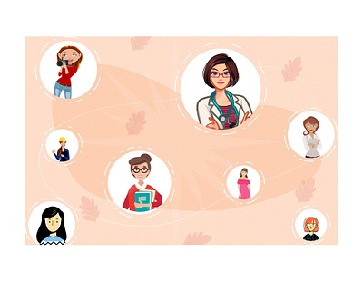 Women with different professions adobe illustrator graphicdesign illustration poster design successwomen women empowerment womens womens day