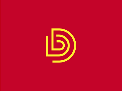 Letter Mark D 36daysoftype d geometry lettermark line logomark monogram monogramlogo stroke
