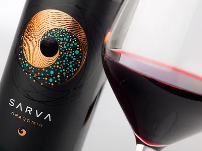 Sarva wine label design by the Labelmaker best wine label dragomir estate winery jordan jelev sarva strategic branding the labelmaker wine wine branding wine label wine label design wine packaging
