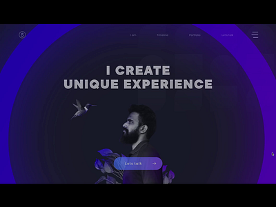 Self portfolio adobe xd banner bold colour bold font dark mode design art designer hero image interaction minimal portfolio portfolio design portfolio page ui design webpage xd xd design xddailychallenge