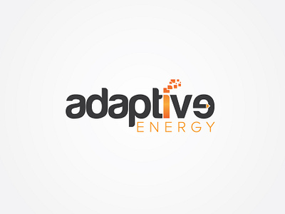 Adaptive Energy Logo New Rev1 01 animation branding flat icon illustration illustrator logo minimal ui vector
