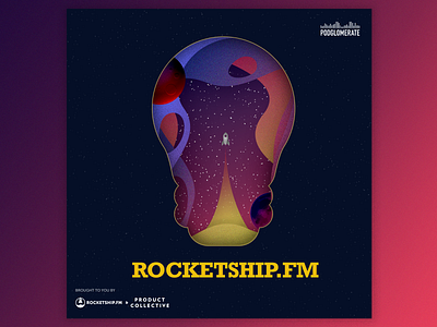 Rocketship.fm Cover Concept by Michael Sacca on Dribbble