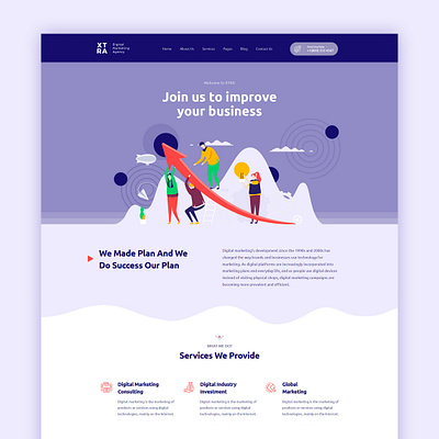 Digital Marketing WordPress Theme design digital marketing digital marketing agency digital marketing services theme ui ux web designer website wordpress wordpress design wordpress theme xtra