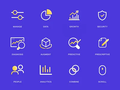 Icon Set - AI Website branding design icon icon design icons iconset identity set ui ux vector web website