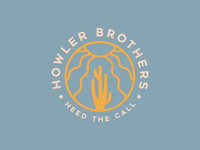 Howler Brothers Ticla Cactus cactus design emblem howler bros howler brothers illustration spring sun ticla