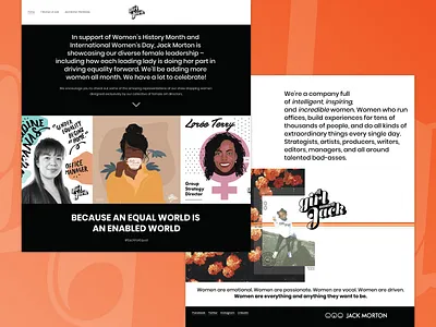 A Girl Named Jack branding internationalwomensday iwd squarespace