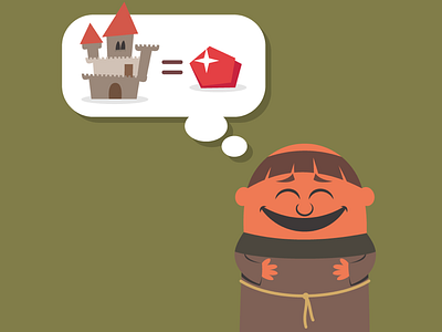 Dreaming of gems abbey card game castle family game gems medieval monk tax