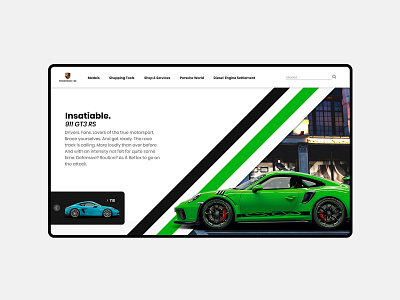 Porsche Web - Concept branding colors concept design figma inspiration minimal porsche practice typography ui ui ux ux web