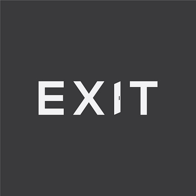 EXIT brand design brand identity branding dubai fashion brand icon illustrator logo logoawesome logoideas logoinspiration logomaker logomark logoplace logotype monogram sketch texas typography vector