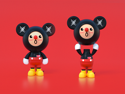 TICKTOYZ-ZOOCLUB-MONOO-MICKEY c4d china mascot