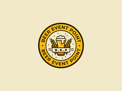 Beer Event Point badge badge logo badgedesign badges branding logo logo design tshirt vector