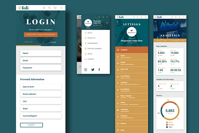 Login Screens branding design interaction product design typography ui ux web web app web design