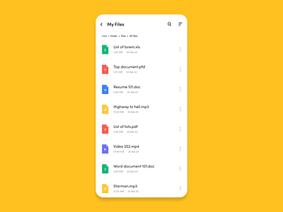 Delete Files - Micro interaction adobe xd after effect android animation app app design concept delete design file manager files interaction design ios micro interaction microinteraction ui ui design uiux ux uxdesign