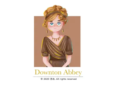 Downton Abbey design design draw illustration illustration art banner design illustration design