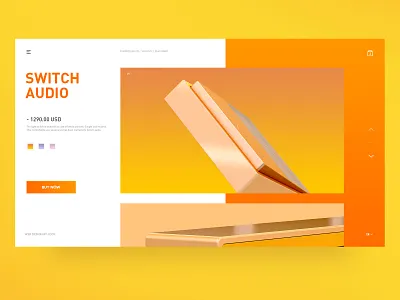 Switch Audio color ui web yellow