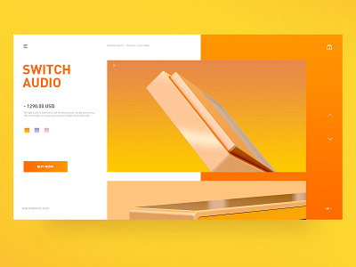 Switch Audio color ui web yellow