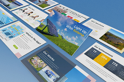 Solarna - Energy & Ecology Powerpoint Template abstract business presentation lookbook minimal pitchdeck powerpoint template presentation proposal simple slides