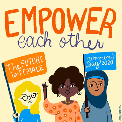 International Women's Day women empowerment women in illustration womens day