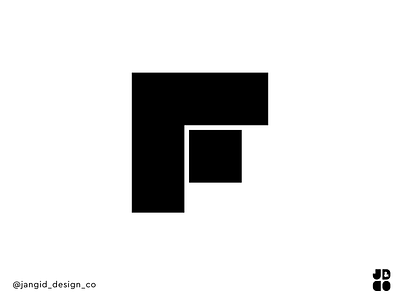 Abstract F 36 days of type branding design flat icon illustration illustrator logo minimal minimalist logo negativespace typography vector