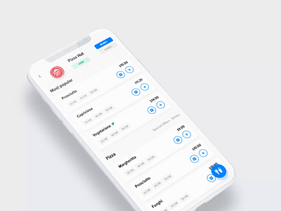 Customize your pizza - mobile app animation aftereffects animation app design food food app iphone mobile pizza ui user experience user interface ux