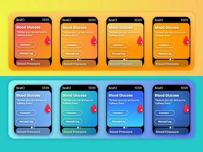 Iwatch Gradient scheme animation bluegradient design gradiant gradient illustration ios iwatch logo ui ux yellowgradient