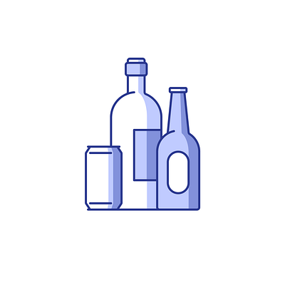 Grocery 041/100 design drink icon illustration minimal shadow vector