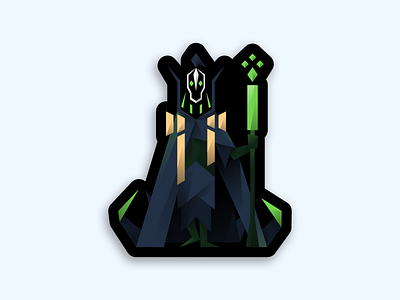 Dota 2 - My Turn Now - Sticker character dota dota2 game illustration rubick sticker vector wizard