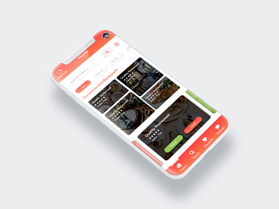 Food Delivery - Mobile App animation app branding design flat illustration typography ui ux