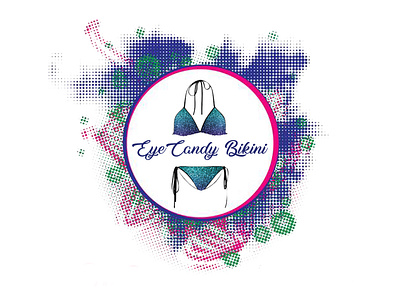 Eyecandy Bikini graphicdesign logo design