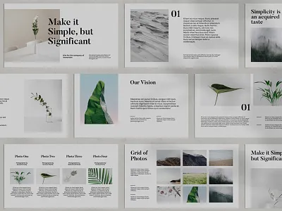 Abbee - Presentation clean creative design minimal minimalist powerpoint template ppt presentation design scandinavian