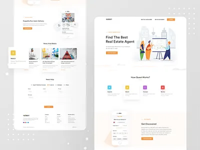 Real Estate Agent app design branding building dribbble dribbble 2020 home rent house rent houzz ofspace real estate real estate agency real estate agent real estate branding real estate logo rent rental rental app renting website design