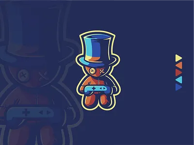 VOODOO brand identity branding coreldraw design designer dribbble esportlogo esports gaming illustration illustrator logo logo design logomaker mascot vector