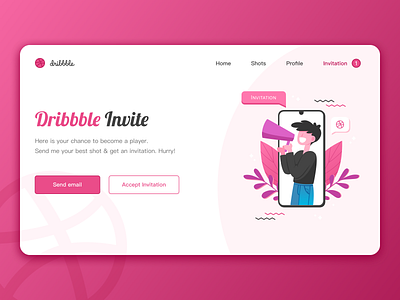 Dribbble Invite //Taken design dribbble dribbble giveaway dribbble invitation dribbble invite illustration invite invite giveaway ui web website design