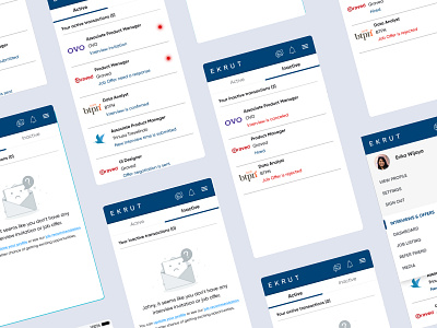 EKRUT detail transaction mobile app design responsive design uiux