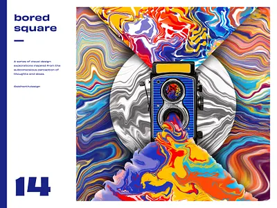 Bored Square 14 abstract artwork bored camera circle circle design circle graphic color colour digital art digitalart fourteen square