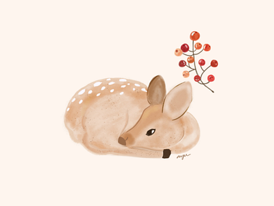 Deer Illustration deer illustration art