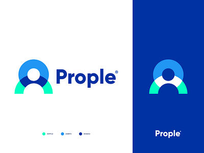 Prople - Logo agent brand design brand identity branding concept concept design dribbble flat human icon logo people people logo travel vector