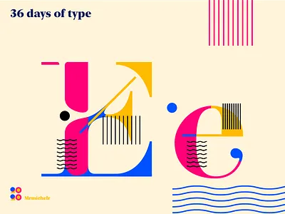 36 days of Type — Day 5 36days 36days e 36daysoftype concept design font design type art typedaily typedesign typeface typeface design